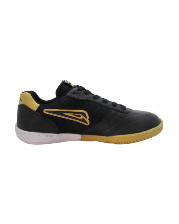 Qatar Futsal Negro, Dorado - Image 3