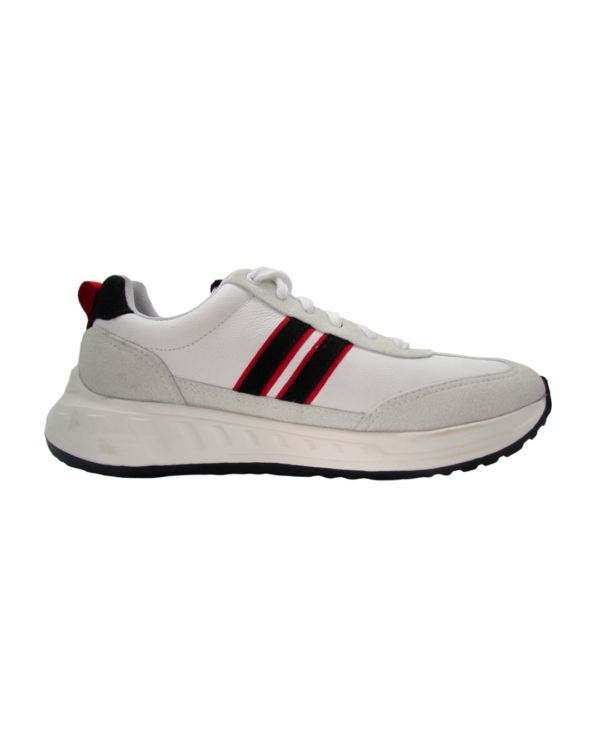 Casual T-202 Blanco, Negro, Rojo - Image 3