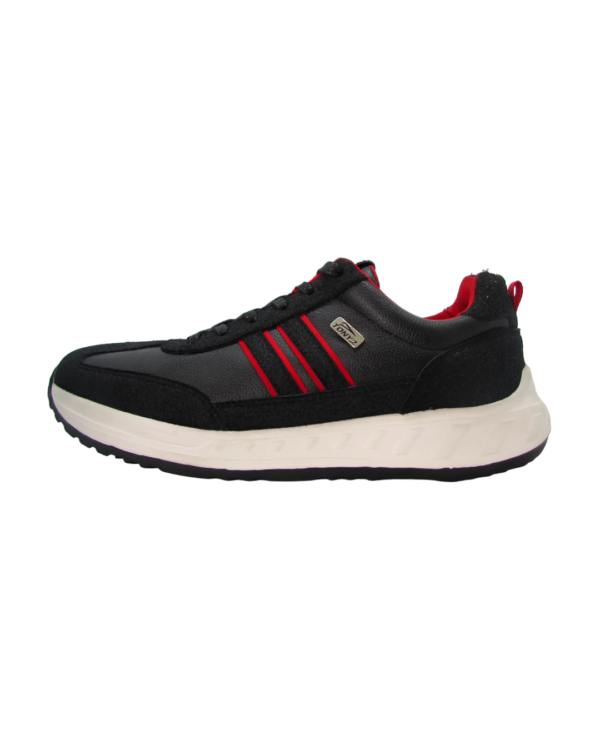 Casual T-202 Negro, Rojo